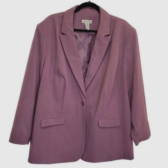 Jessica London - Single Button Blazer - sz 24 P - Picture 1 of 8